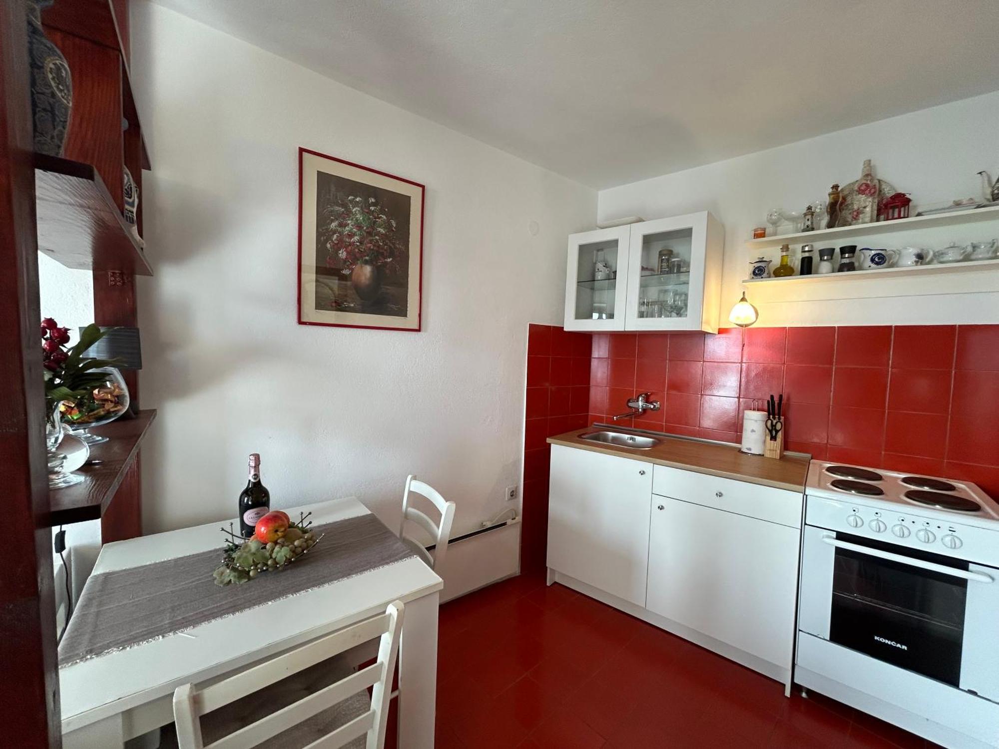 Seafront Studio Apartment+Balcony Podgora Eksteriør bilde