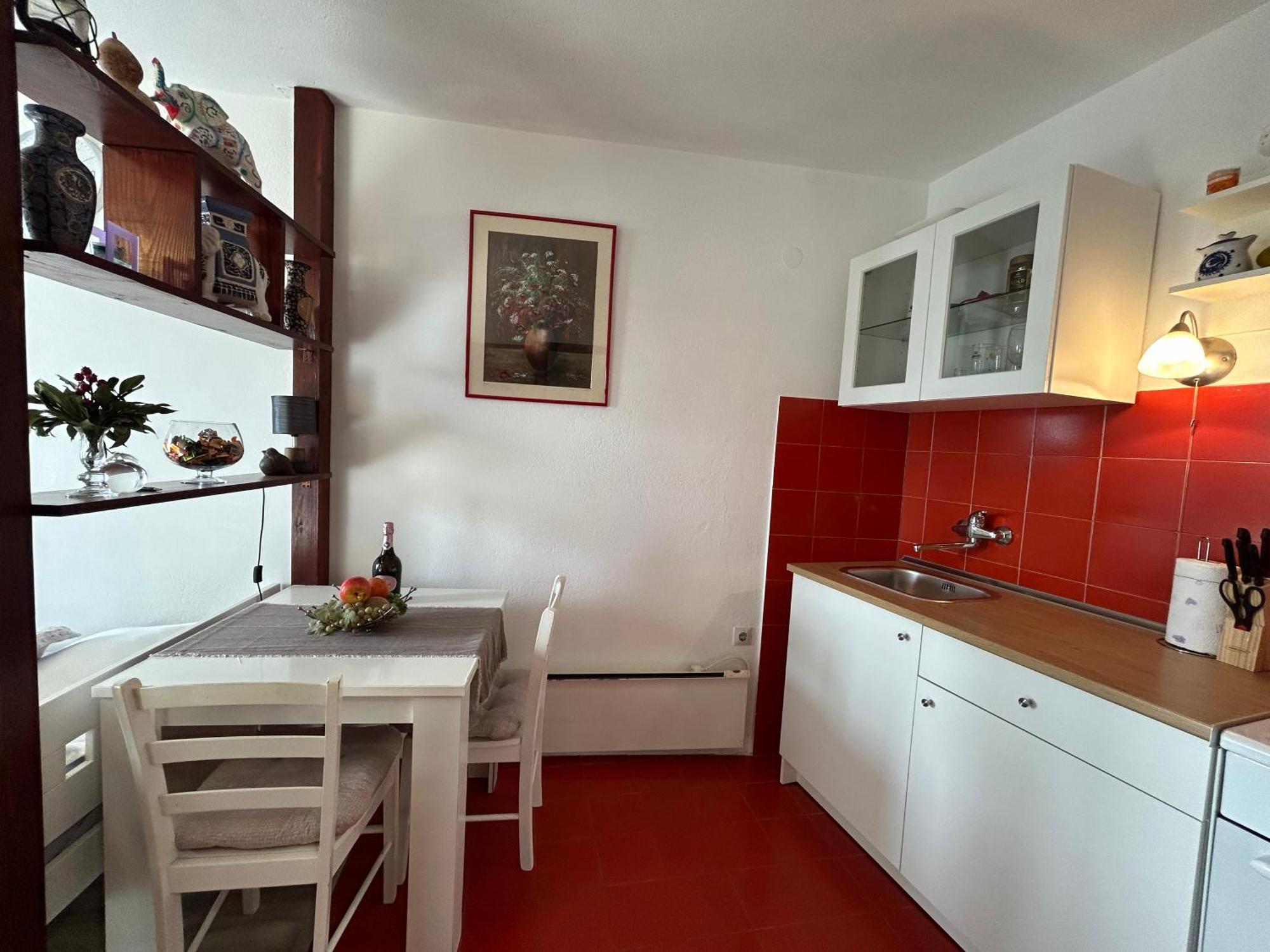 Seafront Studio Apartment+Balcony Podgora Eksteriør bilde