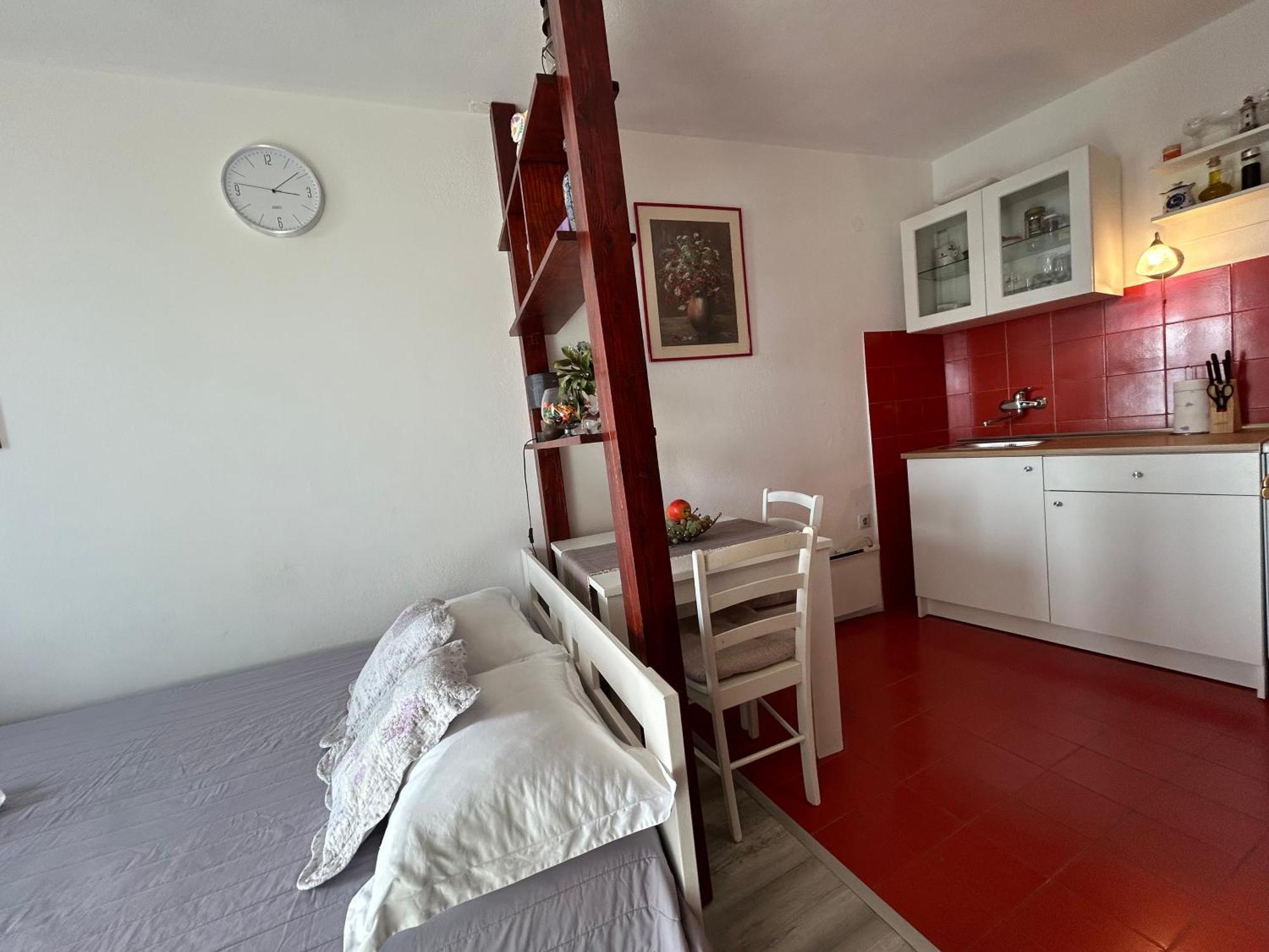 Seafront Studio Apartment+Balcony Podgora Eksteriør bilde